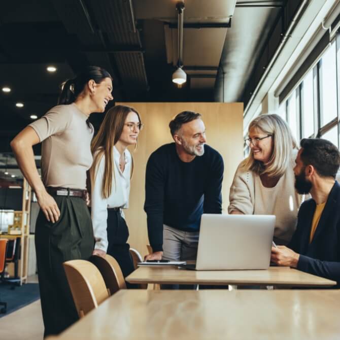 Image showing a team having a meeting