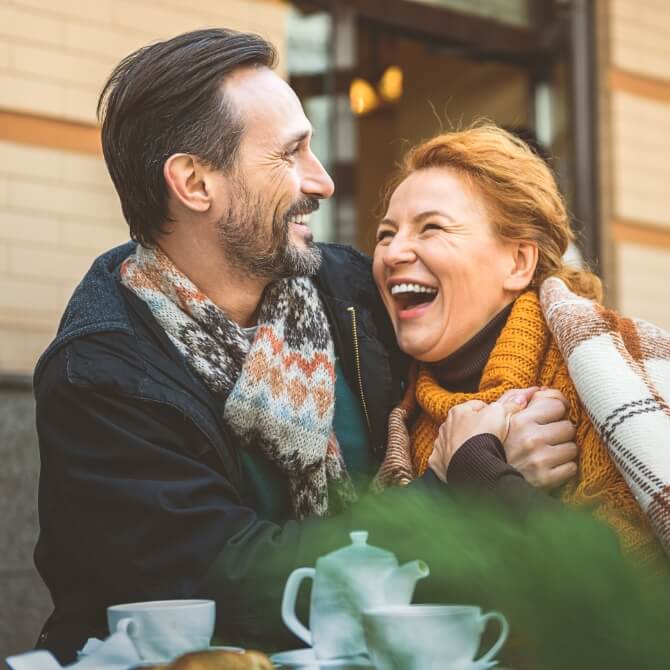 Image showing a laughing couple